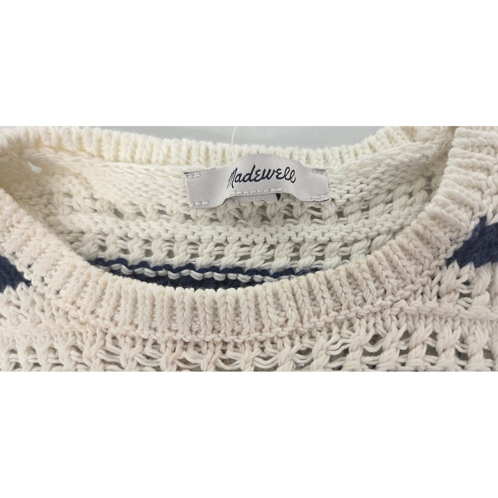 NWT Madewell Crochet-Knit Crewneck Sweater Tank Size X Small - Picture 11 of 11